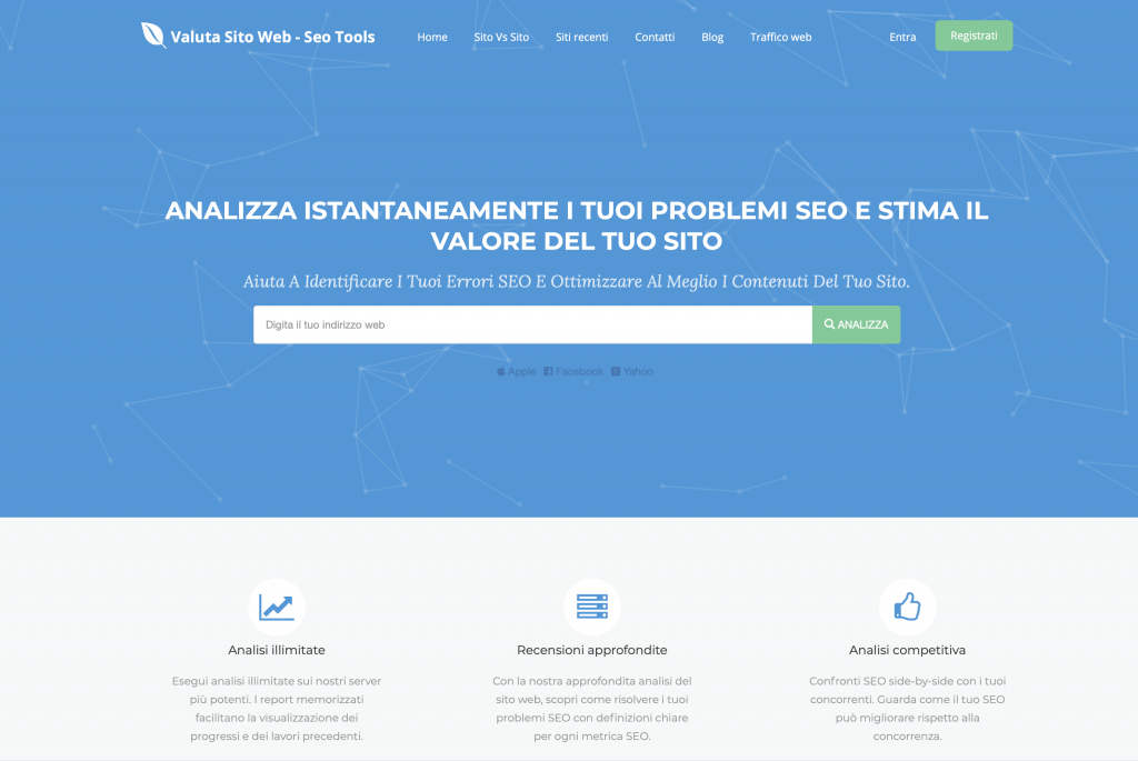 9 SEO Tools per conoscere il valore di un sito web