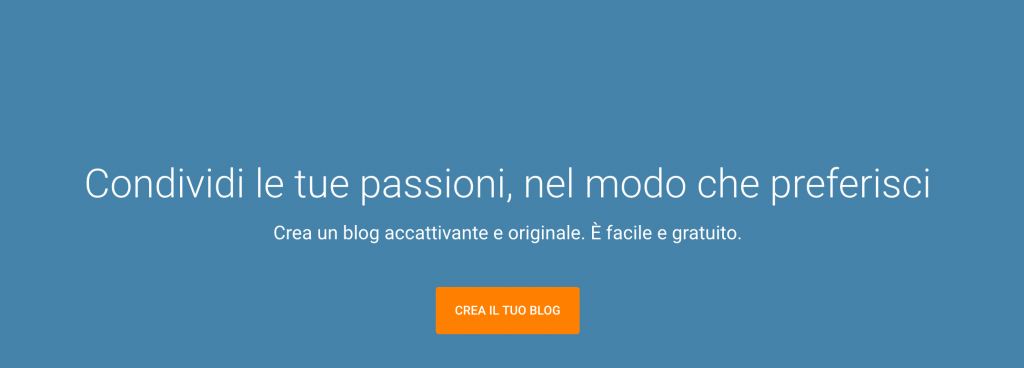 Creare un blog con blogger