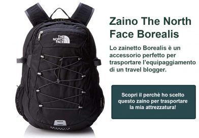 Zaino the North Face un ottimo accessorio per fare il Travel Blogger