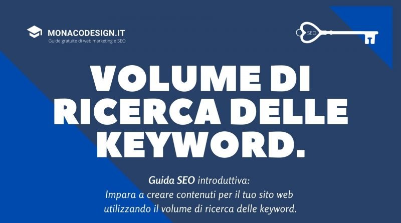 Volume di ricerca delle Keyword